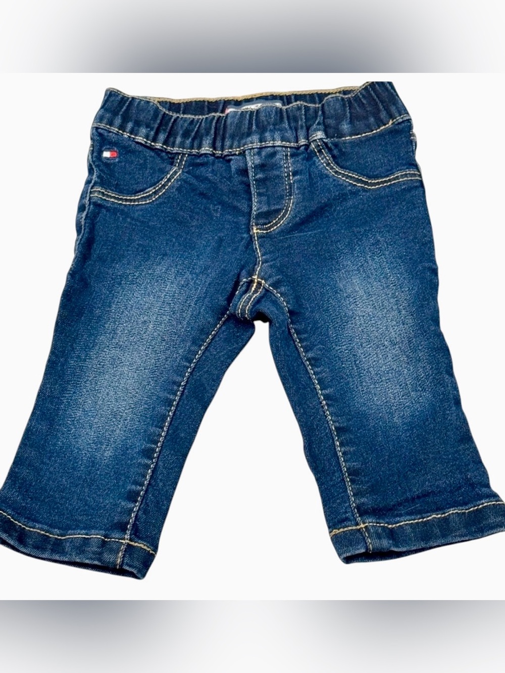 Tommy Hilfiger Baby Girls Blue Denim Jeans 3-6 months